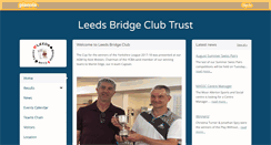 Desktop Screenshot of leedsbridgeclub.com